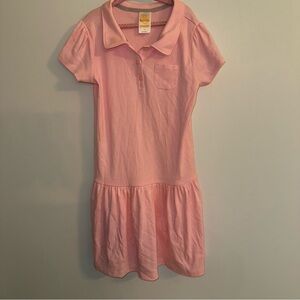 Gymboree Pink Puff Sleeve Polo Collar Sundress